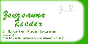 zsuzsanna rieder business card